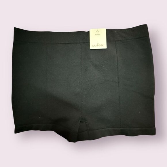 🎃 Colsie ~ Black Fitted Boyshort Size Small - Picture 7 of 9